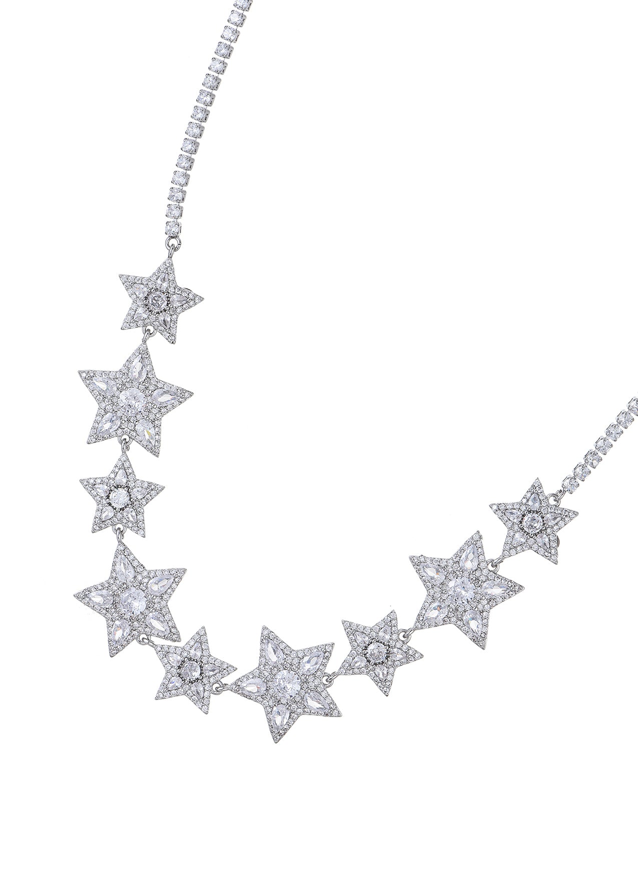 Lucky Star Wishes Glittering Necklace - Luxe