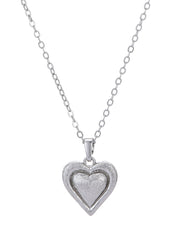 Florianne Silver Heart Necklace