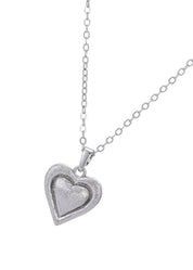 Florianne Silver Heart Necklace