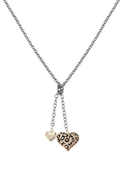 Leo Leopard Silver Chain Necklace