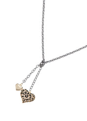 Leo Leopard Silver Chain Necklace