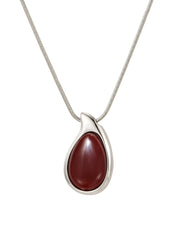 Red Emilien Long Chain Necklace