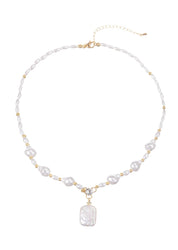 Baroque Shaped Pearl Necklace