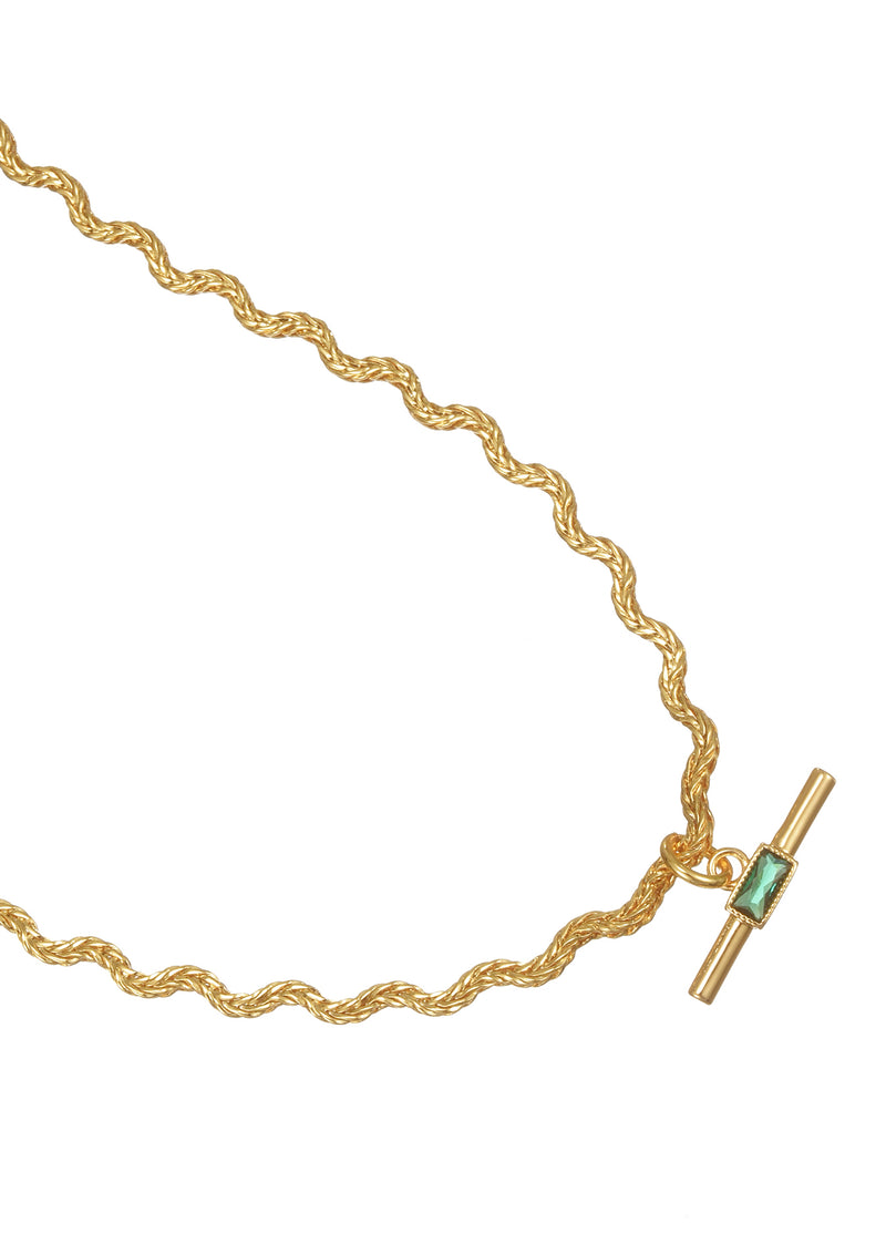 Elegant Emerald Necklace
