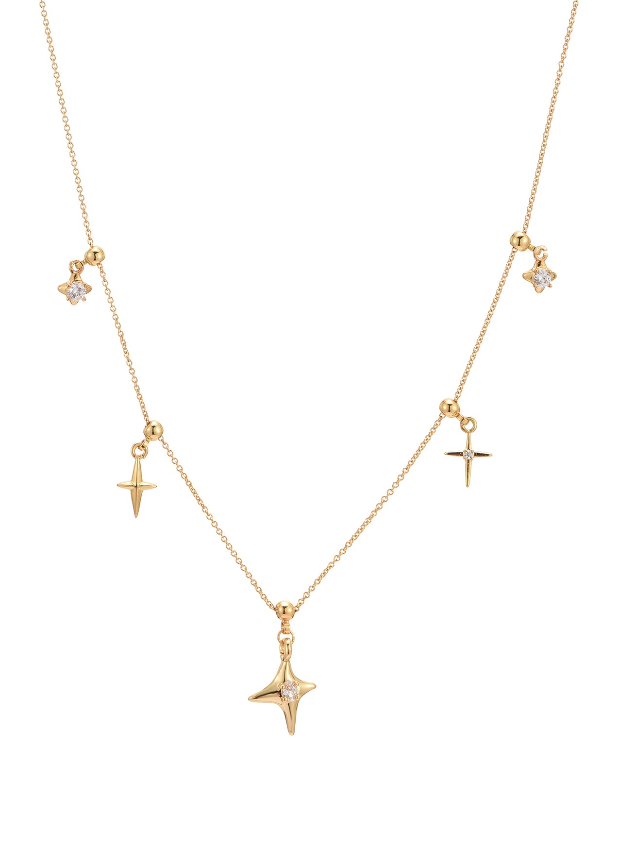 Vera Star Golden Necklace