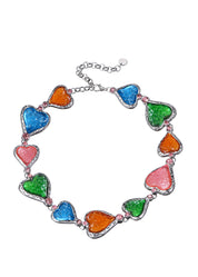 Adam Love In All Shape Necklace in Silver