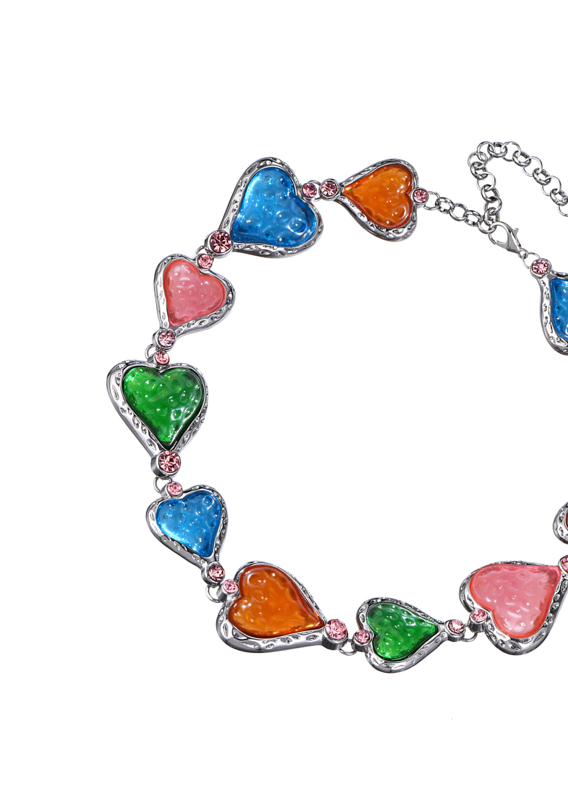 Adam Love In All Shape Necklace in Silver