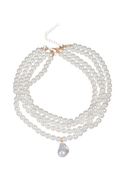 Alexa Elegant Pearl Choker Necklace