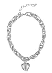 Collar Chloe In Love Plata Corazón