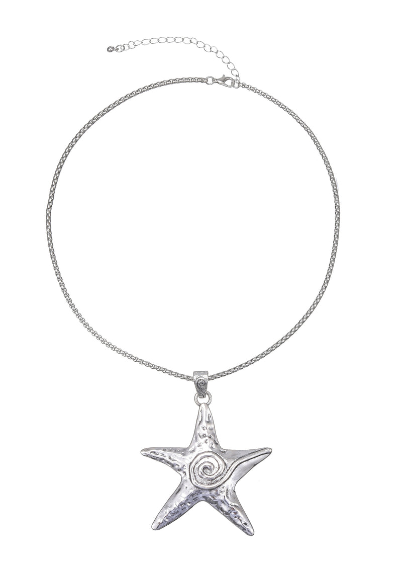 (Free On Orders $80+) Brooke Silver Cool Star Necklace