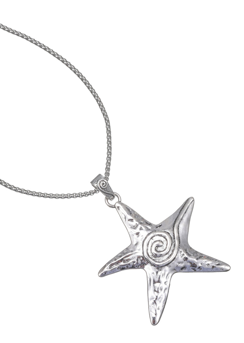 (Free On Orders $80+) Brooke Silver Cool Star Necklace