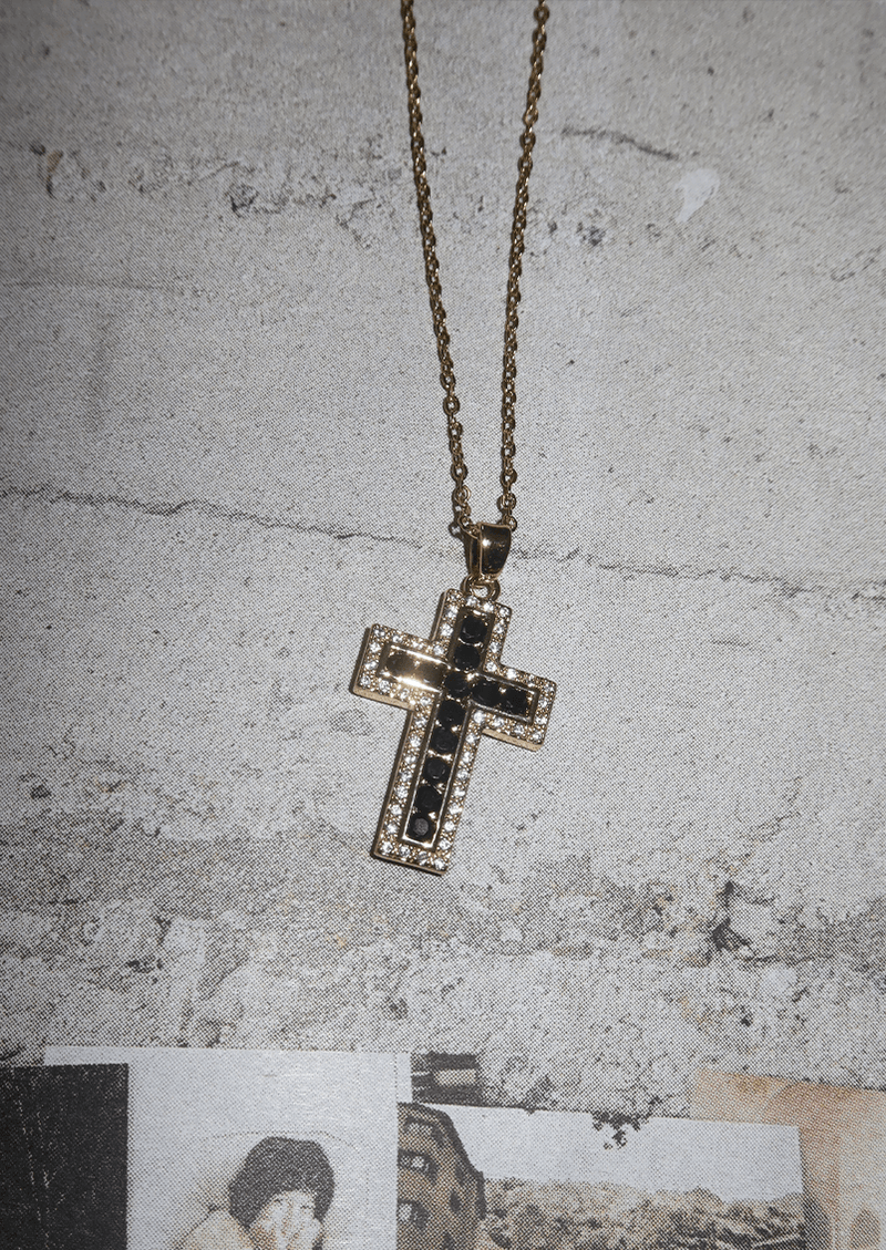 In Name Of Rose Cross Necklace