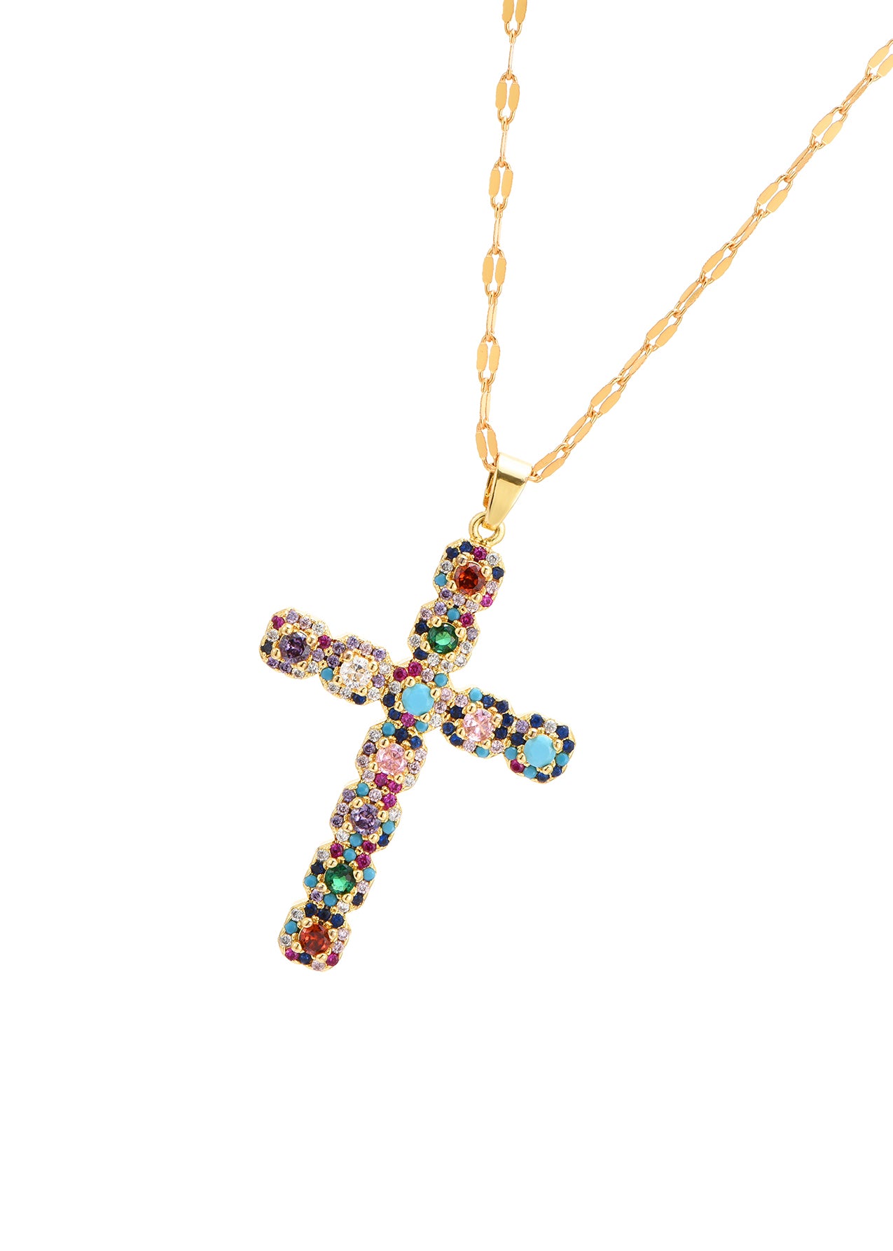 In Name Of Rose XL Necklace -Martina Long Chain – Maison Foufou