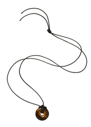 Foufou Charm Cord Necklace - Happiness (Jade)