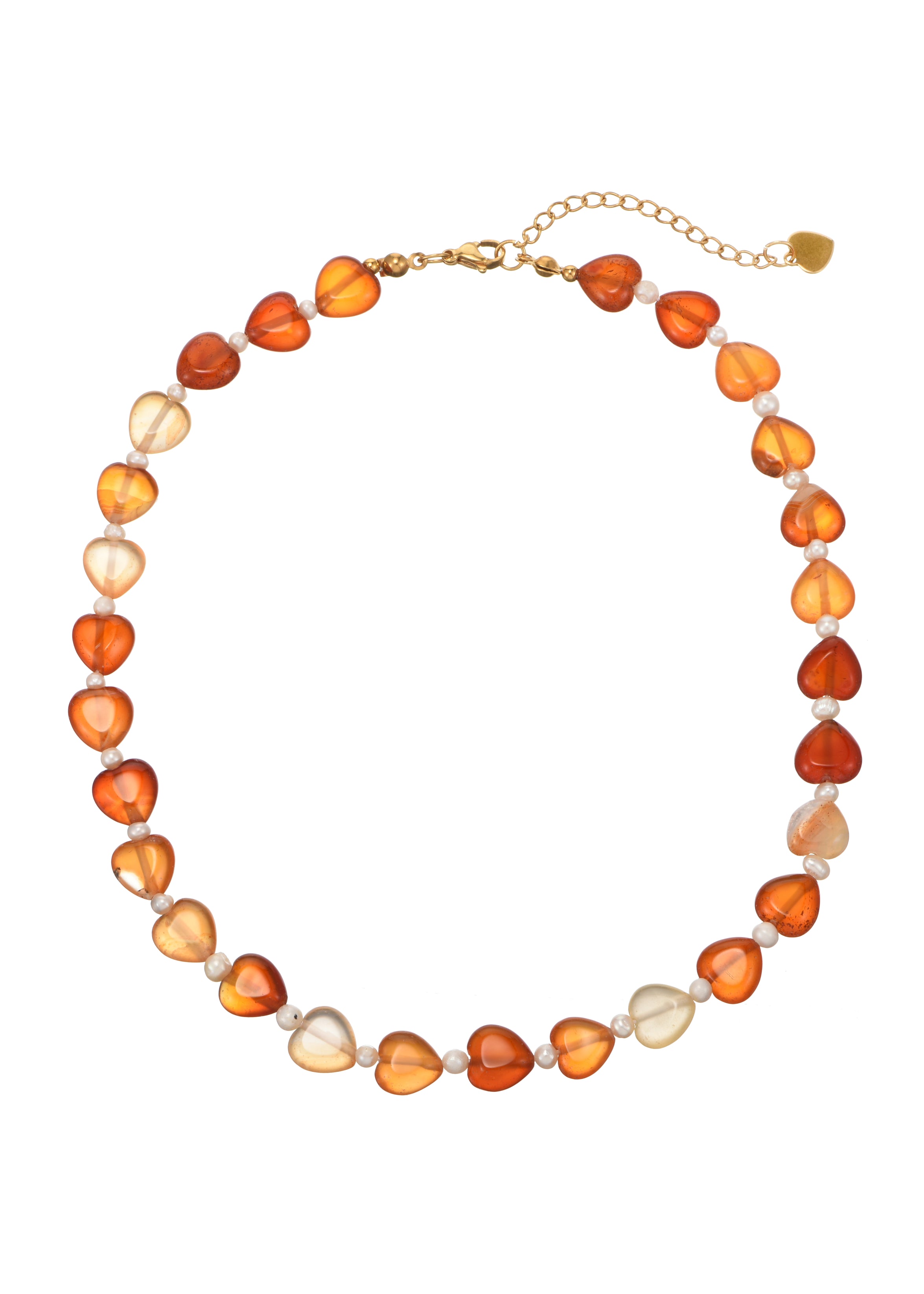 Riley Love in Carnelian Stone Necklace