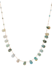 Calli Natura Green Stones Summer Necklace