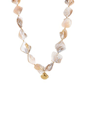 Miranda Golden Shell Choker Necklace