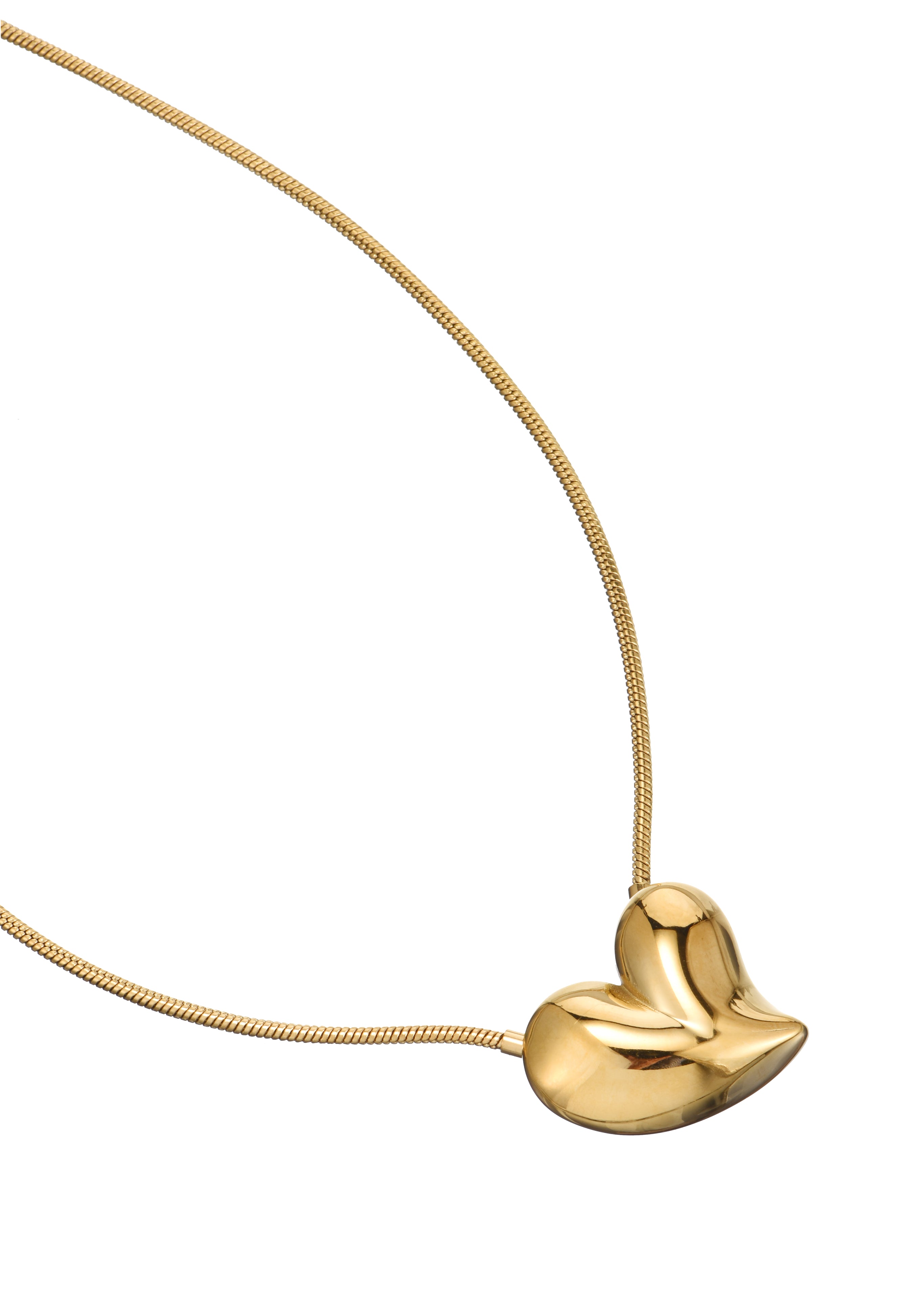 Heart of Douceur Melting Golden Necklace