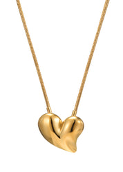 Heart of Douceur Melting Golden Necklace