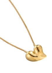 Heart of Douceur Melting Golden Necklace