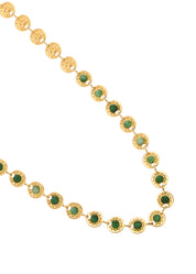 Regina Green Golden Layer Necklace