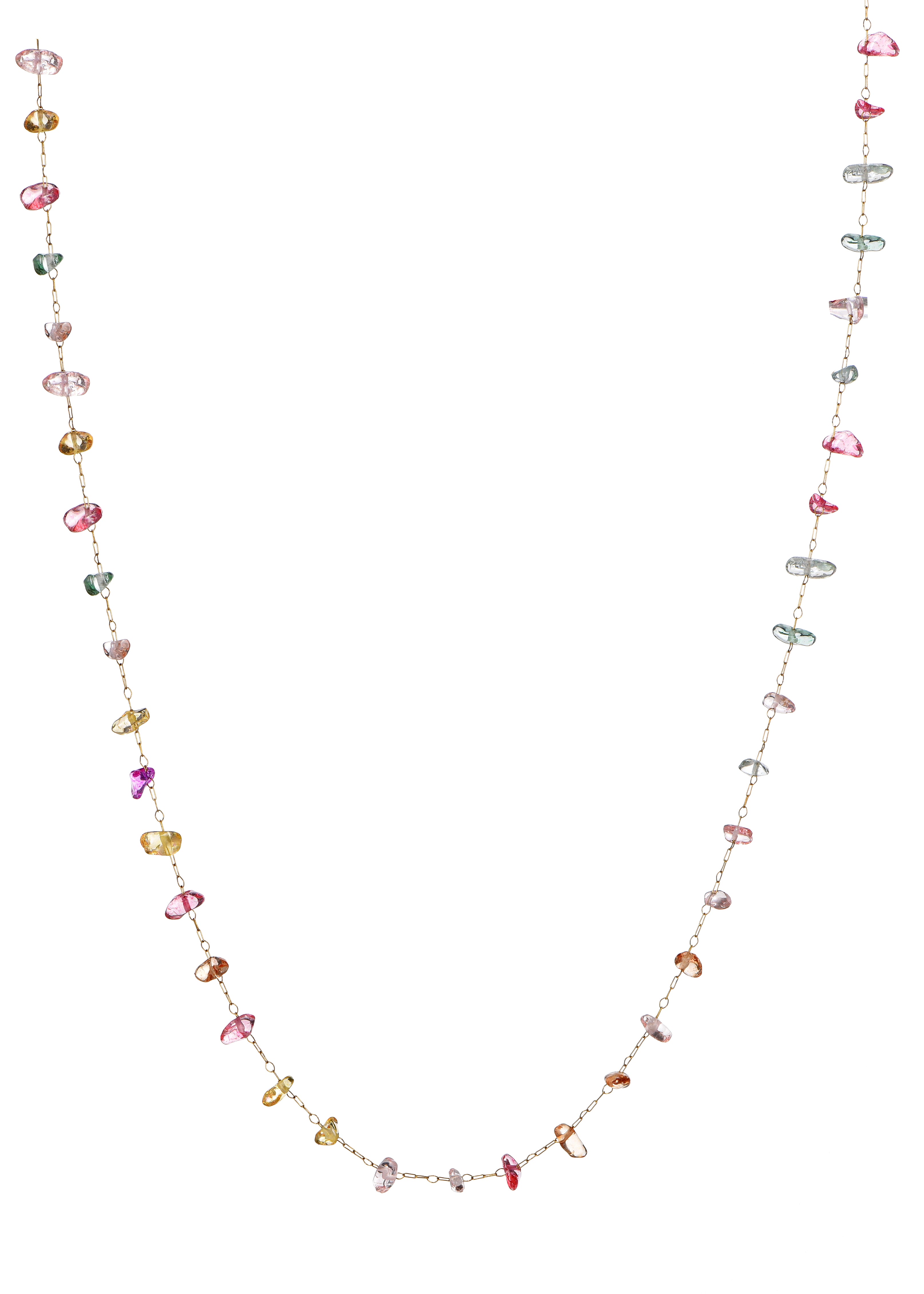 Calli Crystal Colorful Stones Summer Necklace