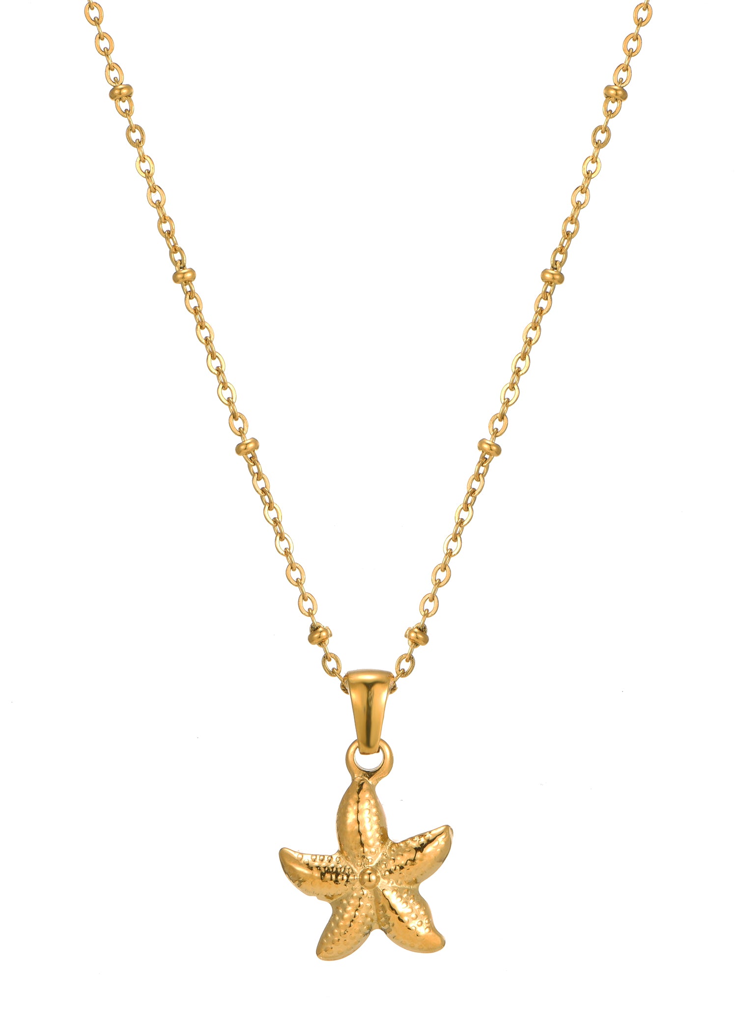 Natalia Starfish Golden Necklace