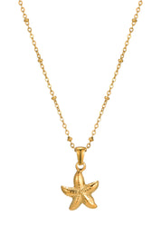 Natalia Starfish Golden Necklace