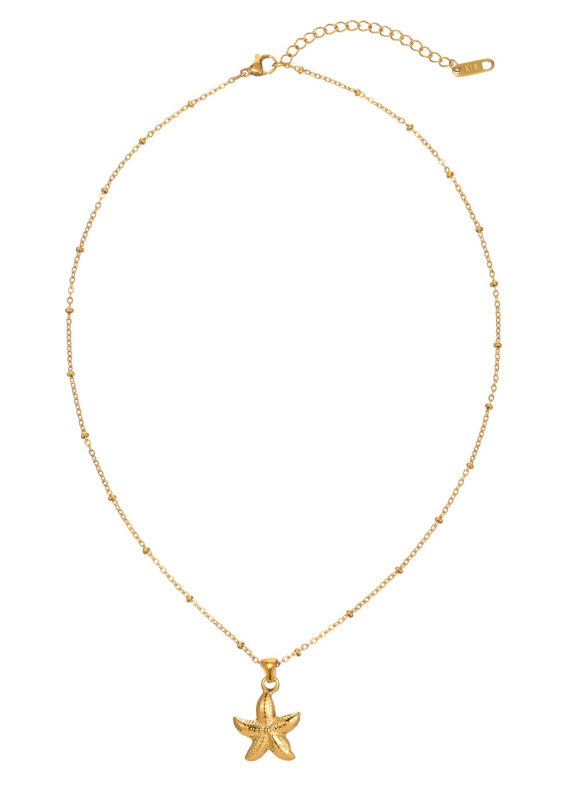 Natalia Starfish Golden Necklace