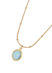 Lam Ice Blue Golden Necklace