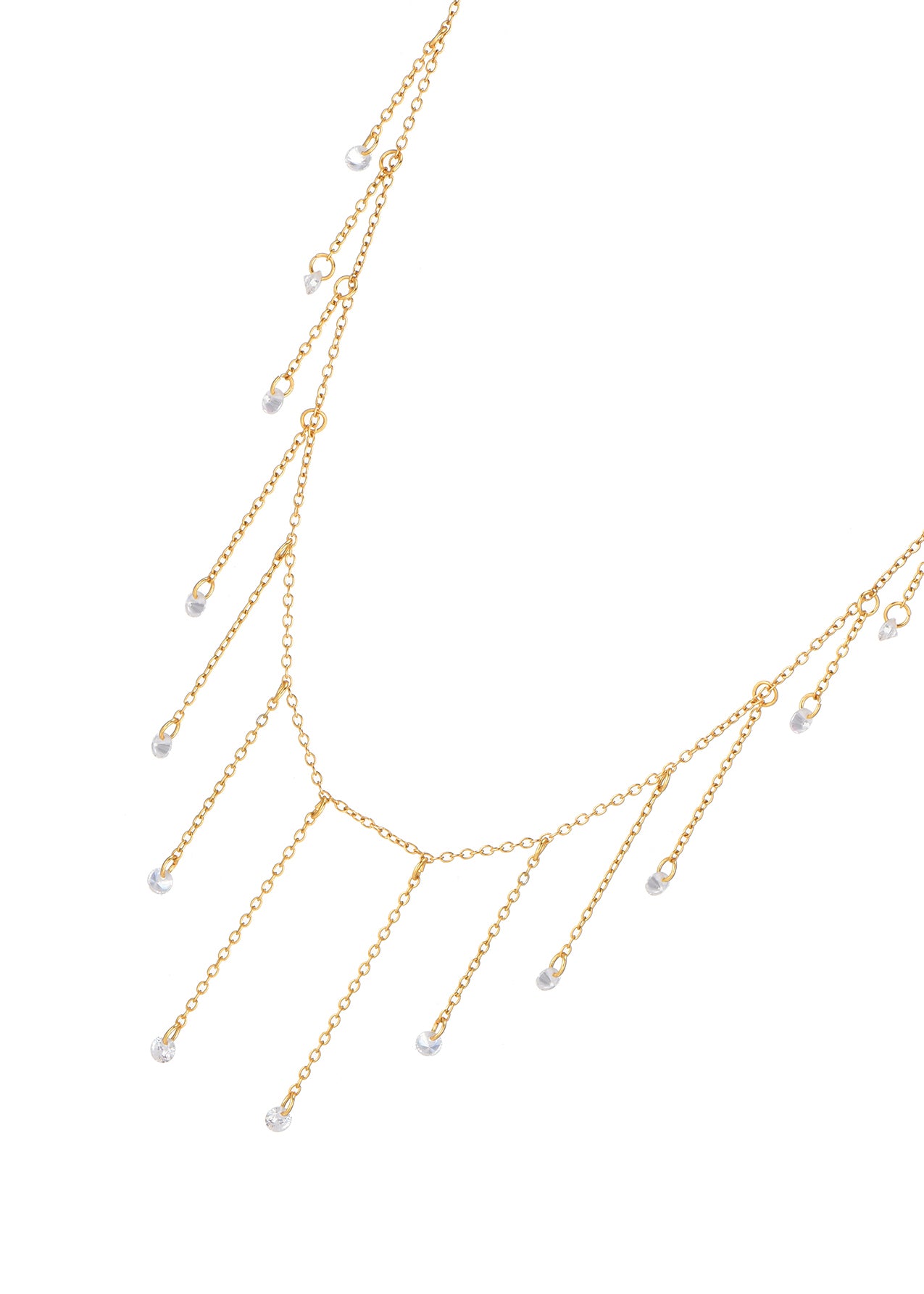 Sofia Shooting Stars Golden Necklace