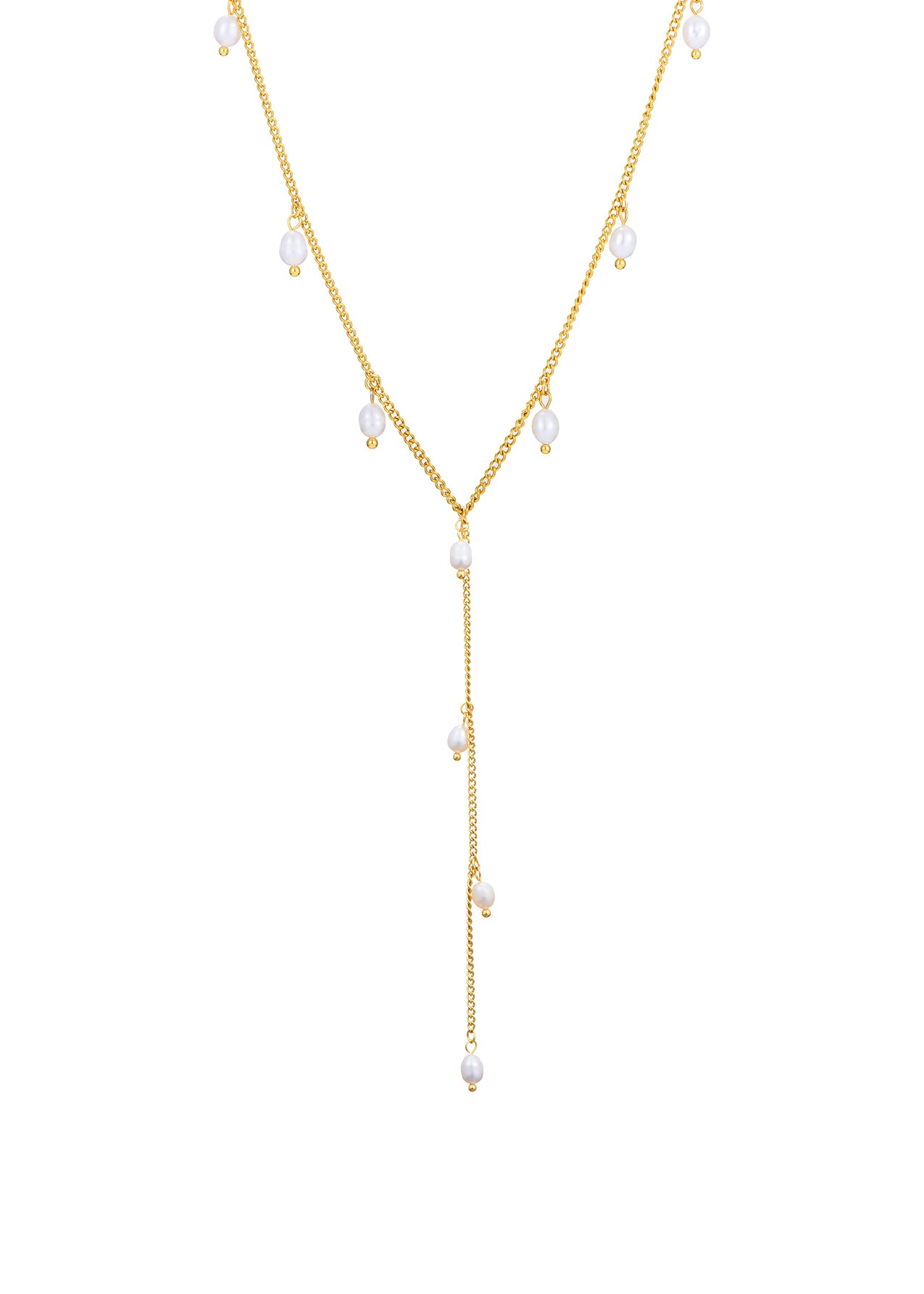 Lynn Little Pearl Romantic Lariat Necklace