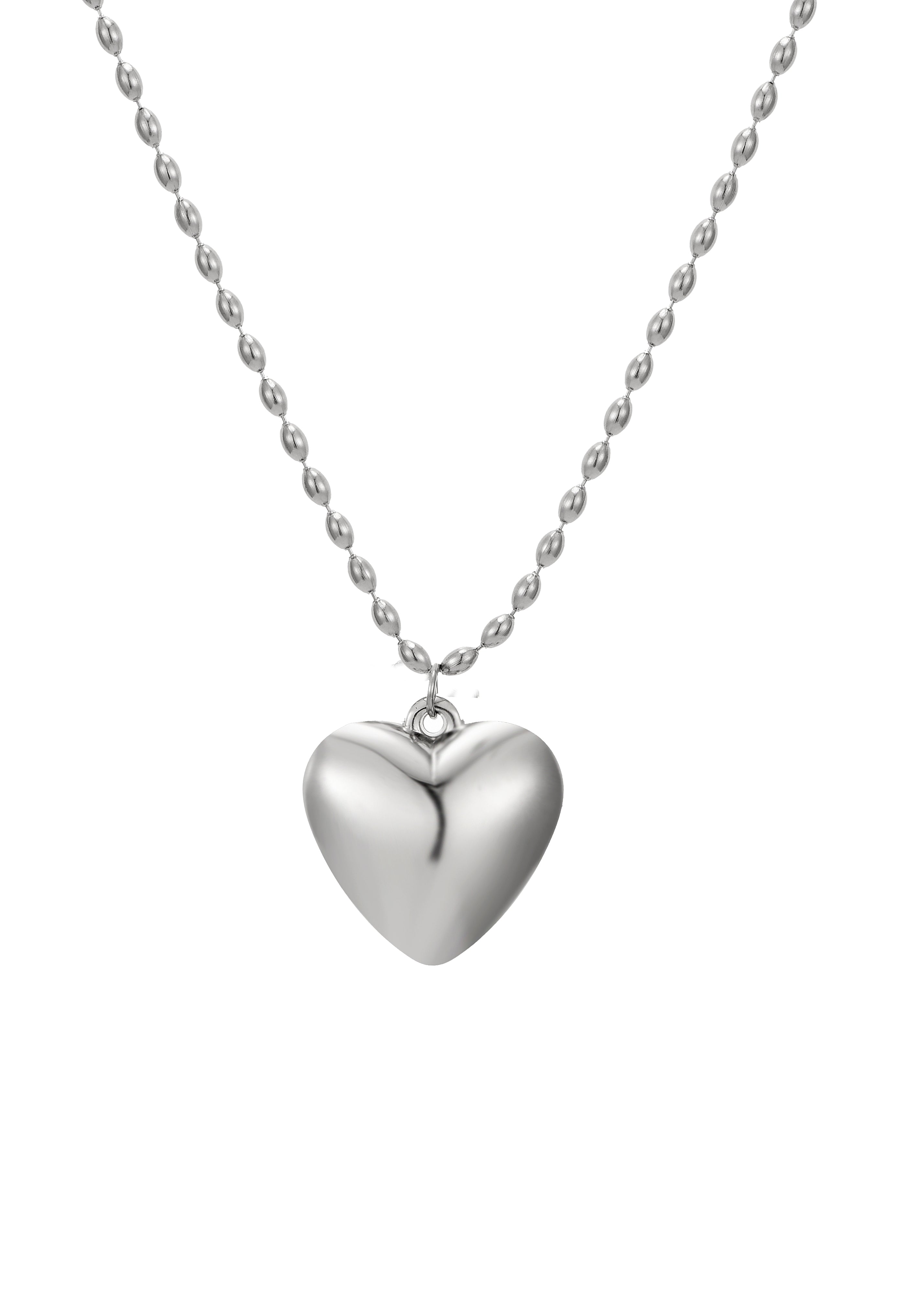 Isabelle Silver Heart Necklace