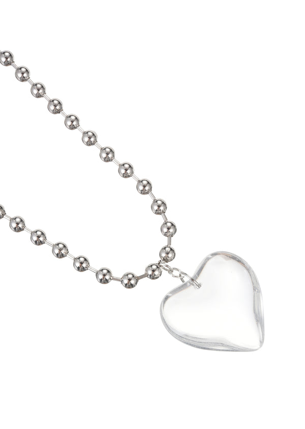 Dora Crystal Pure Heart Necklace