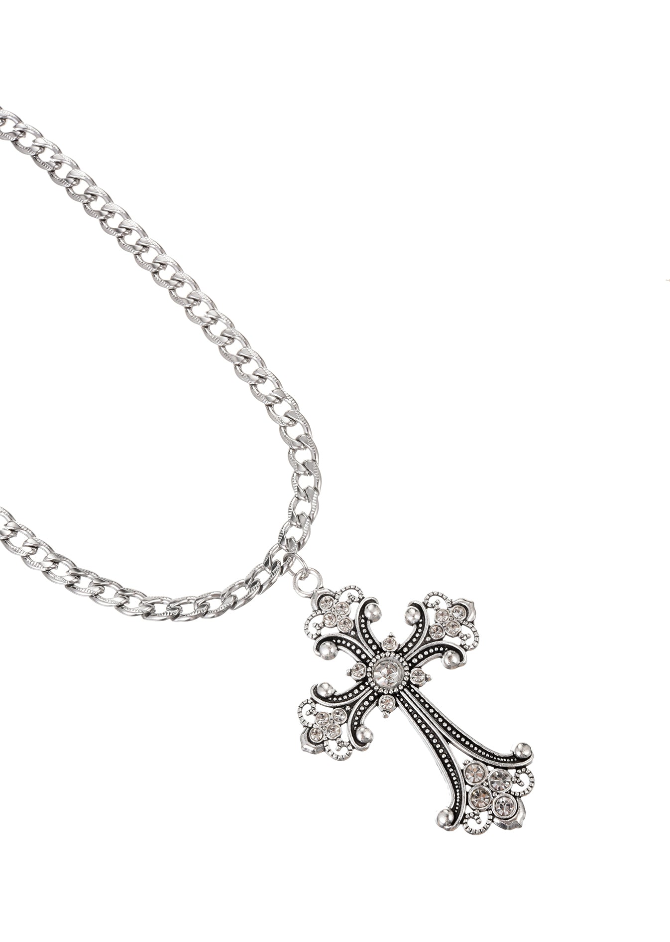 Celeste Gothic Cross Necklace