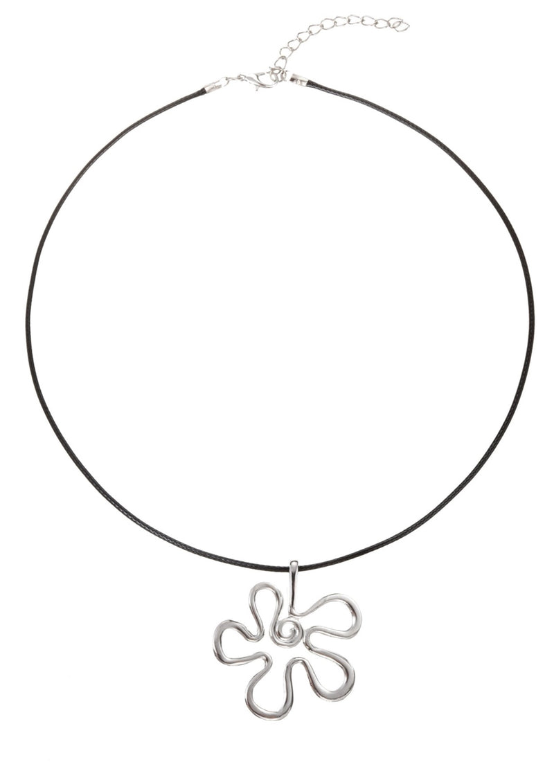 Melissa Hand Draw Happy Flower Necklace