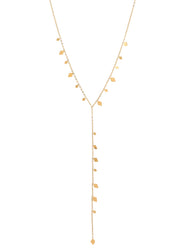 Yana Lariat Golden Necklace