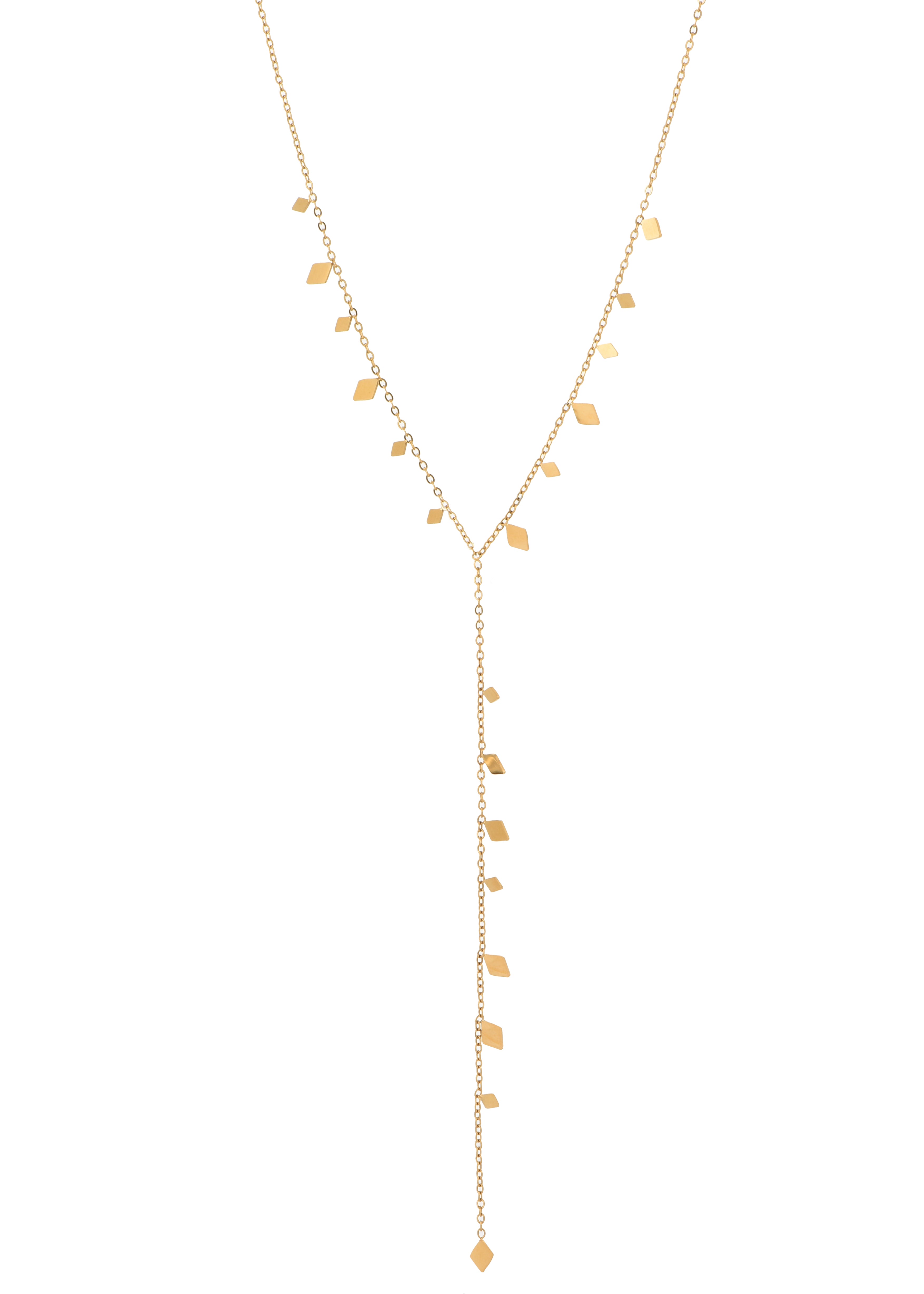 Yana Lariat Golden Necklace