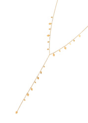 Yana Lariat Golden Necklace