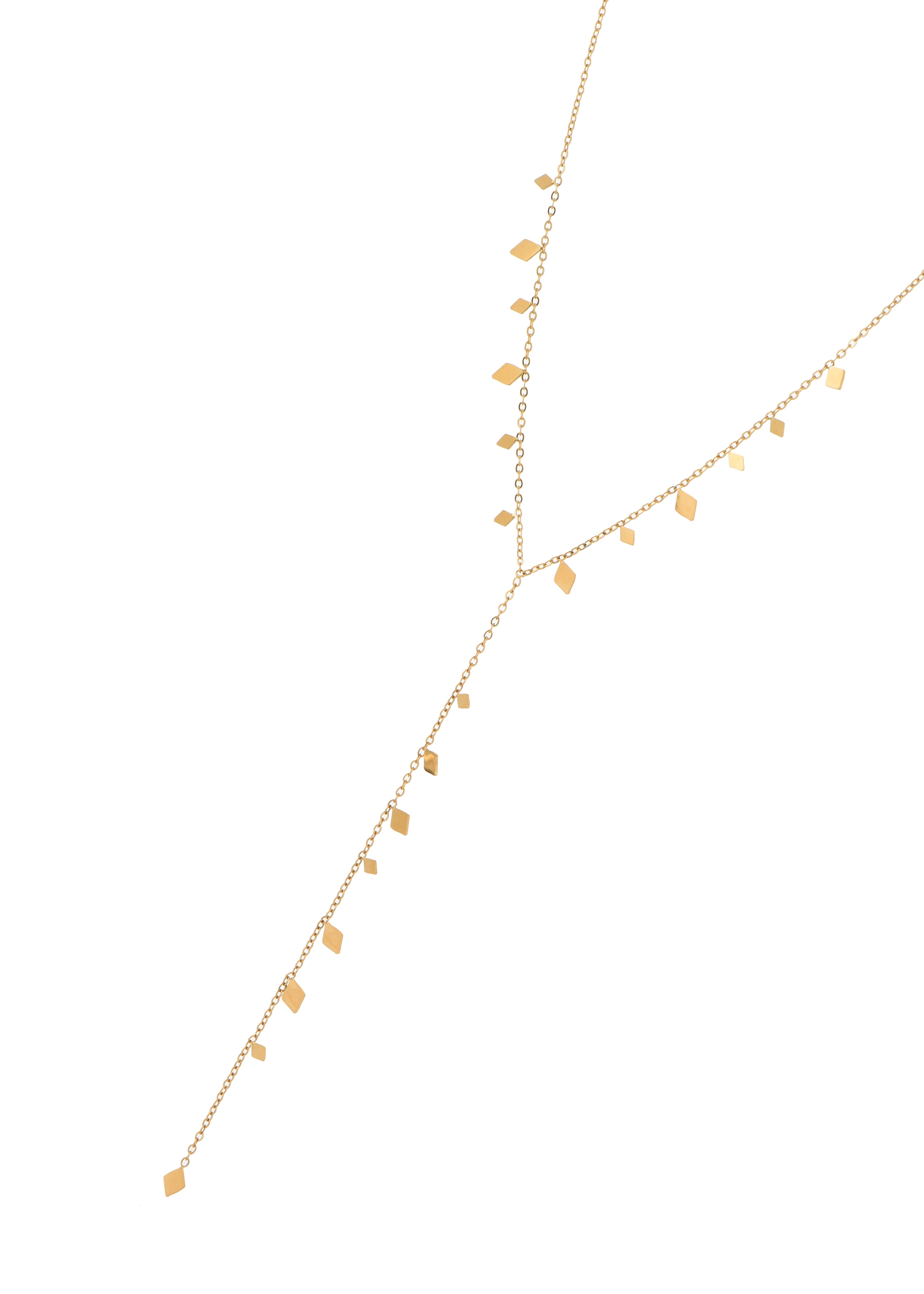 Yana Lariat Golden Necklace