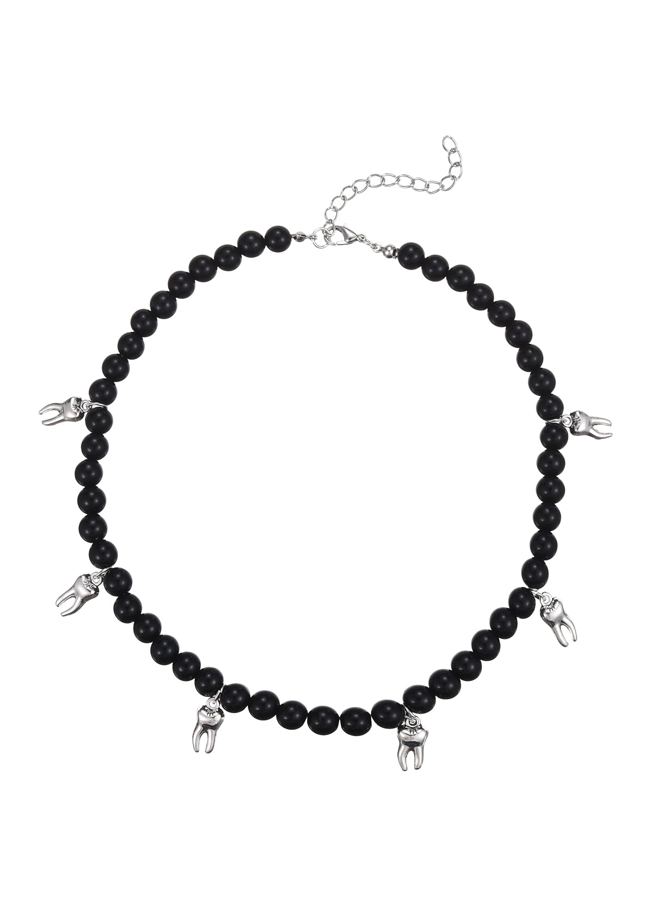 Milles Teeth Black Necklace