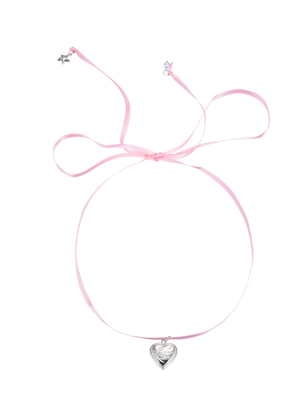 Dan Pink Love Locket Necklace