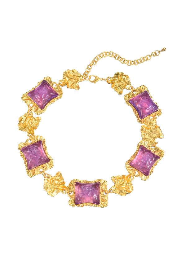 Anwar Vintage Pink Necklace