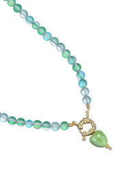 Lori Fresh Green Heart Necklace