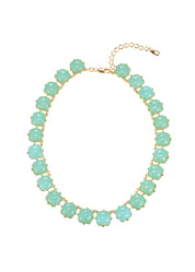 Midsummer In Lake Como Blue Vintage Neckalce