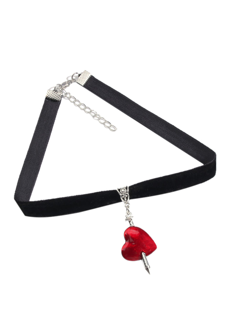 Screaming Heart Halloween Choker