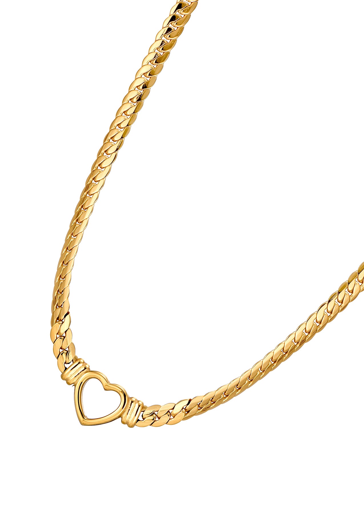 Lili Bold Love Golden Chain Necklace