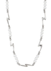 Cosmos Thunder Pearl Siliver Necklace