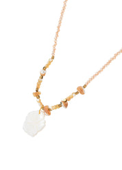 Khal Summer White Flower Necklace