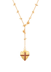 Blissful Seraphim - Gentle Heart Necklace in Silver